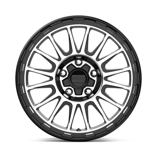Kmc Km542 Impact 16X7 +30 Satin Black Machined