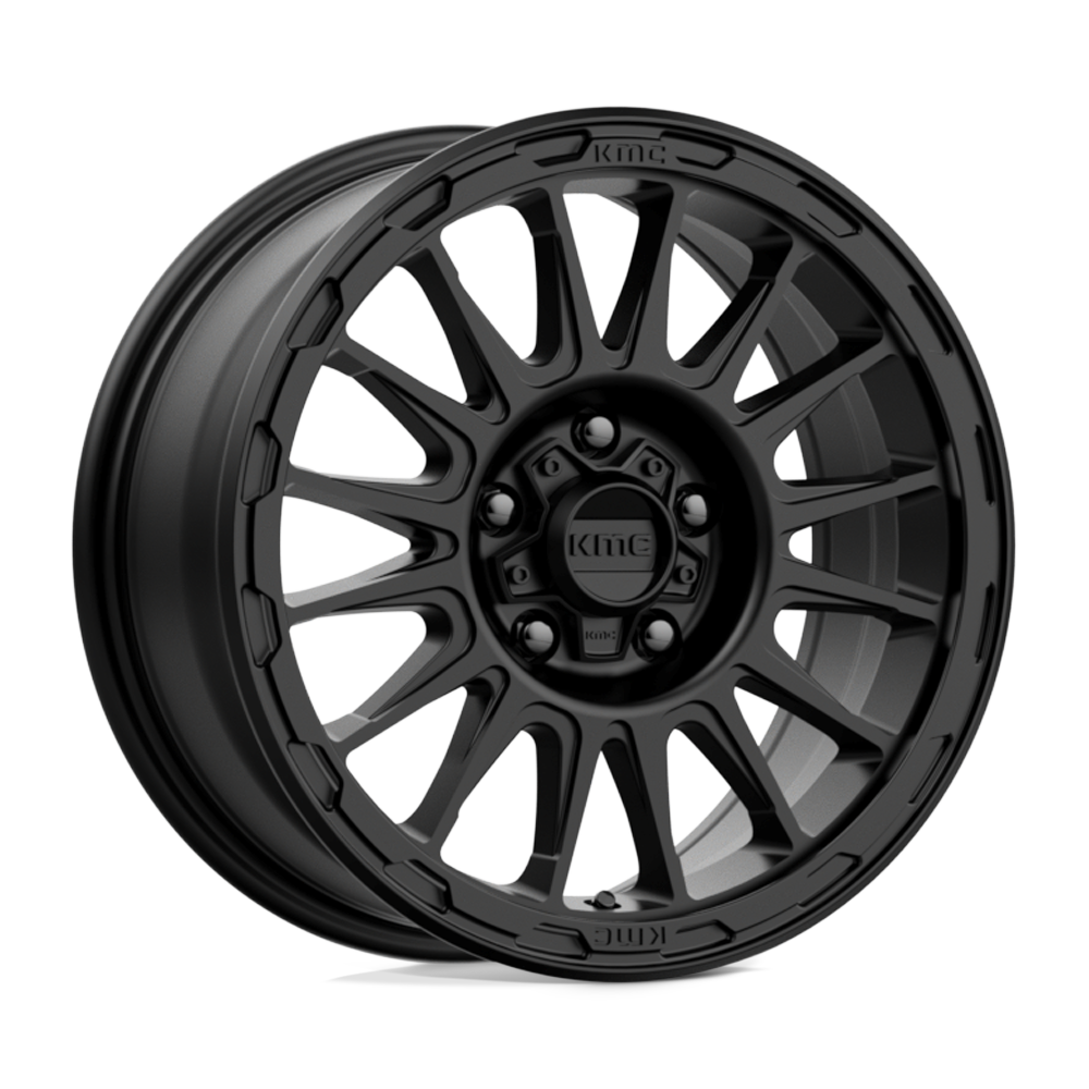 Kmc Km542 Impact 17X8.5 +0 Satin Black