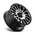 Kmc Km542 Impact 17X8 +35 Satin Black Machined
