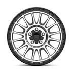 Kmc Km542 Impact 17X8 +35 Satin Black Machined