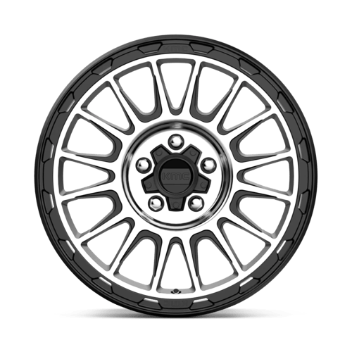 Kmc Km542 Impact 17X8 +35 Satin Black Machined