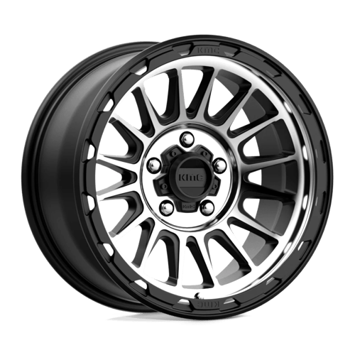 Kmc Km542 Impact 17X8.5 +0 Satin Black Machined