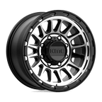 Kmc Km542 Impact 17X8.5 +0 Satin Black Machined