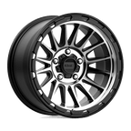 Kmc Km542 Impact 17X9 -12 Satin Black Machined