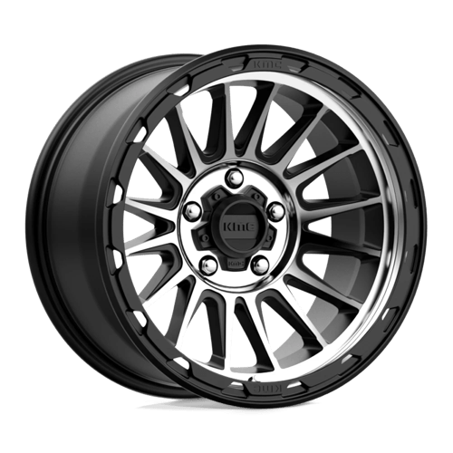 Kmc Km542 Impact 17X9 -12 Satin Black Machined