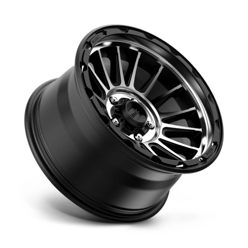 Kmc Km542 Impact 17X9 -12 Satin Black Machined