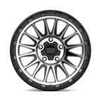Kmc Km542 Impact 17X9 -12 Satin Black Machined