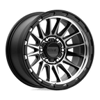 Kmc Km542 Impact 17X9 -12 Satin Black Machined