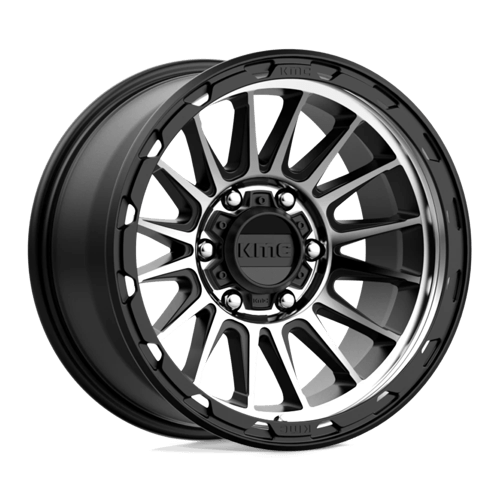 Kmc Km542 Impact 17X9 -12 Satin Black Machined