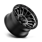 Kmc Km542 Impact 17X9 -12 Satin Black Machined