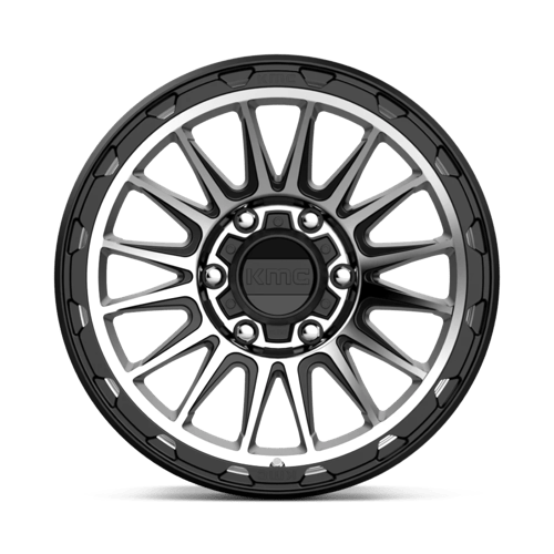Kmc Km542 Impact 17X9 -12 Satin Black Machined