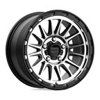 Kmc Km542 Impact 17X9 +18 Satin Black Machined