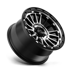 Kmc Km542 Impact 17X9 +18 Satin Black Machined