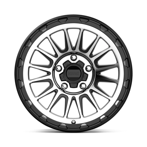 Kmc Km542 Impact 17X9 +18 Satin Black Machined