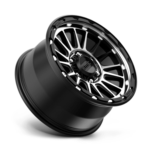 Kmc Km542 Impact 17X9 +18 Satin Black Machined