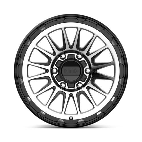 Kmc Km542 Impact 17X9 +18 Satin Black Machined