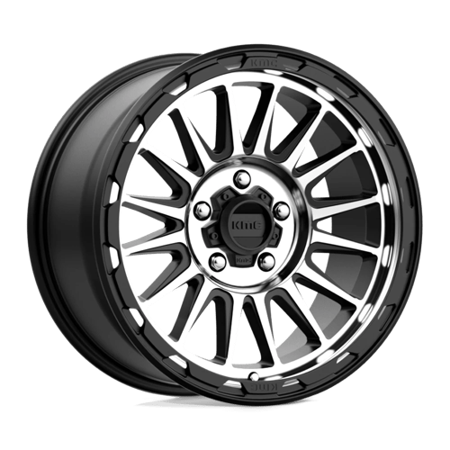 Kmc Km542 Impact 18X9 +18 Satin Black Machined