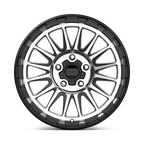 Kmc Km542 Impact 18X9 +18 Satin Black Machined