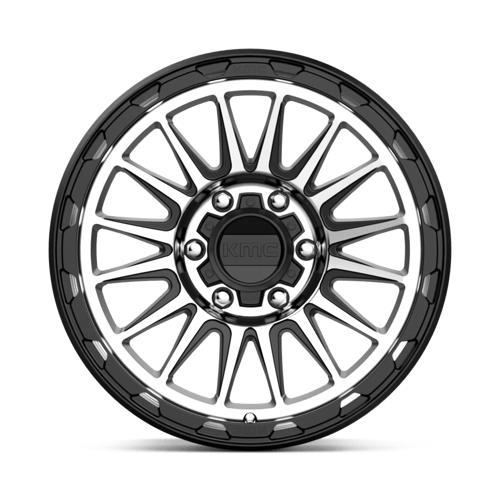 Kmc Km542 Impact 18X9 +18 Satin Black Machined