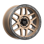 Kmc Km544 Mesa 18X9 +25 Matte Bronze W/ Black Lip
