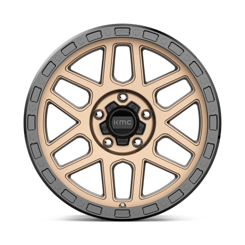 Kmc Km544 Mesa 17X9 -12 Matte Bronze W/ Black Lip