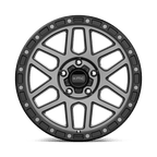 Kmc Km544 Mesa 17X9 -12 Satin Black W/ Gray Tint