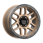 Kmc Km544 Mesa 18X9 +18 Matte Bronze W/ Black Lip