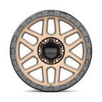 Kmc Km544 Mesa 18X9 +18 Matte Bronze W/ Black Lip