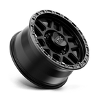 Kmc Km544 Mesa 18X9 +18 Satin Black W/ Gloss Black Lip