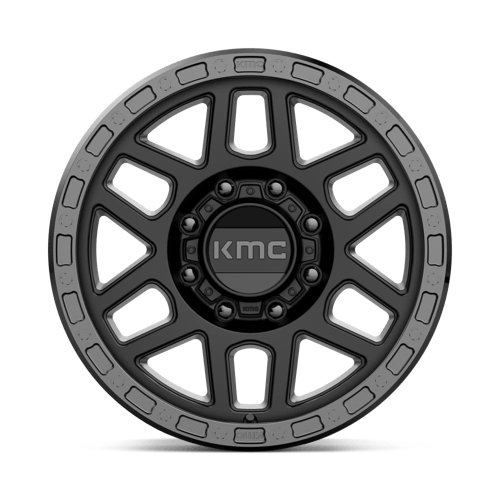 Kmc Km544 Mesa 18X9 +18 Satin Black W/ Gloss Black Lip