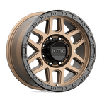 Kmc Km544 Mesa 18X9 +18 Matte Bronze W/ Black Lip