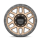 Kmc Km544 Mesa 18X9 +18 Matte Bronze W/ Black Lip