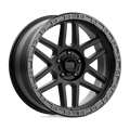 Kmc Km544 Mesa 20X9 +18 Satin Black W/ Gloss Black Lip