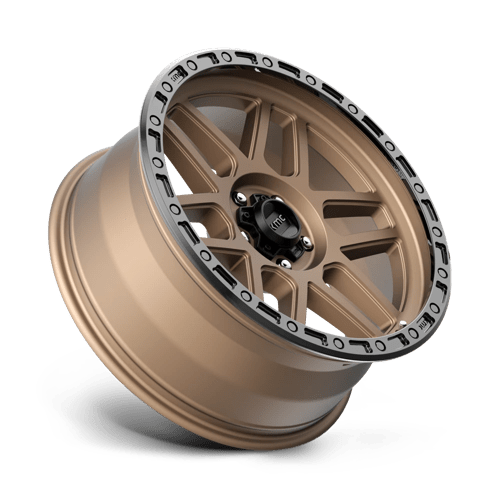 Kmc Km544 Mesa 17X9 -12 Matte Bronze W/ Black Lip