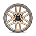 Kmc Km544 Mesa 20X9 +0 Matte Bronze W/ Black Lip
