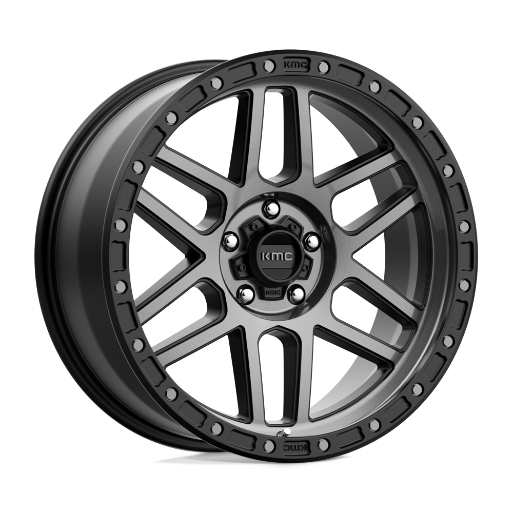 Kmc Km544 Mesa 17X8.5 +0 Satin Black W/ Gray Tint