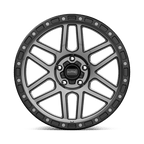 Kmc Km544 Mesa 17X9 -12 Satin Black W/ Gray Tint