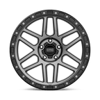 Kmc Km544 Mesa 17X9 -12 Satin Black W/ Gray Tint