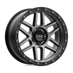 Kmc Km544 Mesa 17X8.5 +0 Satin Black W/ Gray Tint