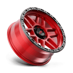 Kmc Km544 Mesa 17X8.5 +0 Candy Red W/ Black Lip