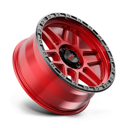 Kmc Km544 Mesa 20X9 +0 Candy Red W/ Black Lip