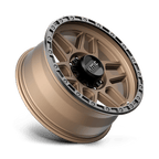 Kmc Km544 Mesa 17X9 -12 Matte Bronze W/ Black Lip