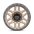 Kmc Km544 Mesa 17X9 -12 Matte Bronze W/ Black Lip