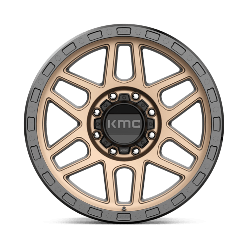 Kmc Km544 Mesa 17X9 -12 Matte Bronze W/ Black Lip