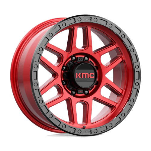 Kmc Km544 Mesa 20X9 +0 Candy Red W/ Black Lip