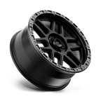 Kmc Km544 Mesa 20X9 +18 Satin Black W/ Gloss Black Lip