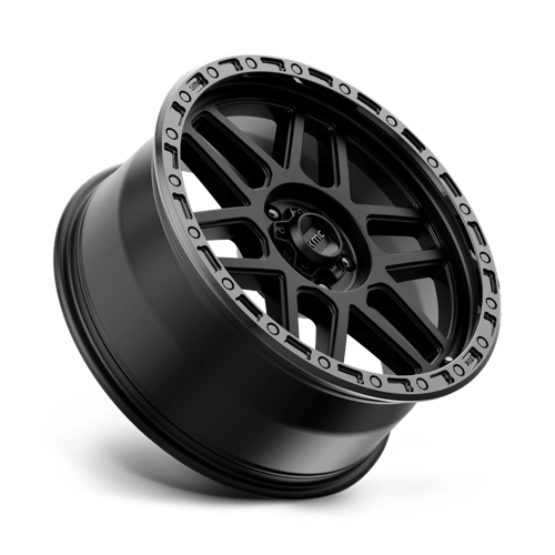 Kmc Km544 Mesa 20X9 +0 Satin Black W/ Gloss Black Lip