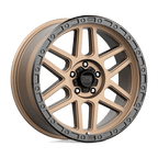 Kmc Km544 Mesa 20X9 +18 Matte Bronze W/ Black Lip