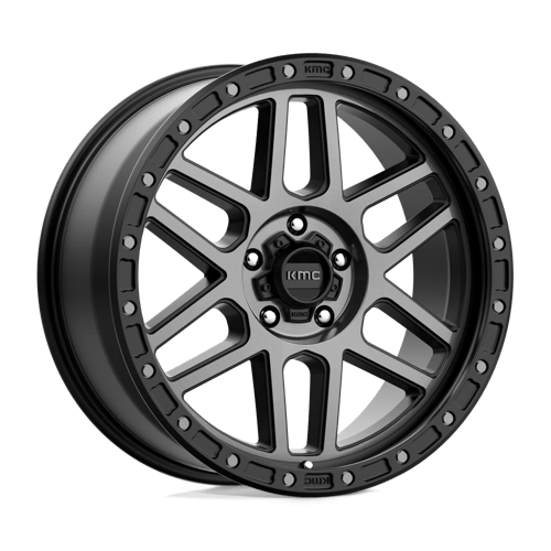 Kmc Km544 Mesa 17X9 +18 Satin Black W/ Gray Tint