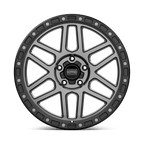 Kmc Km544 Mesa 20X9 +25 Satin Black W/ Gray Tint